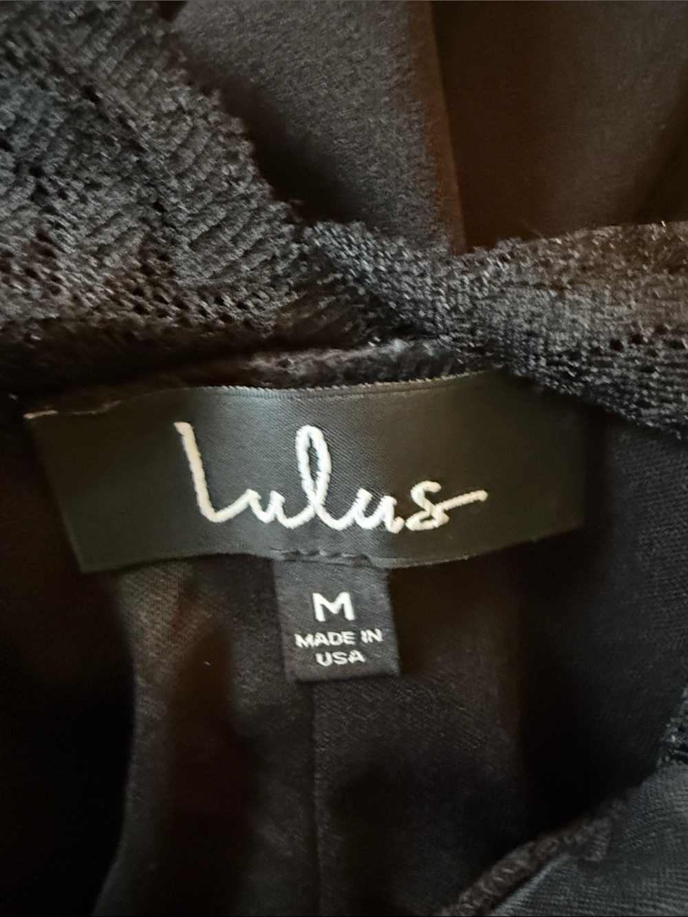 Lulu's Black Spaghetti Strap Wrap Mini Dress - Picture 3 of 5